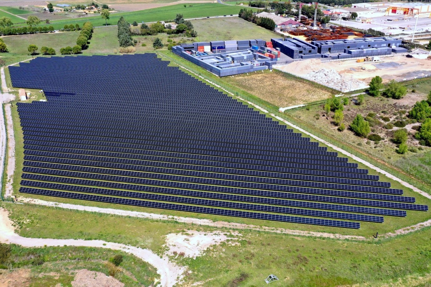 Fabrègues solar power plant
