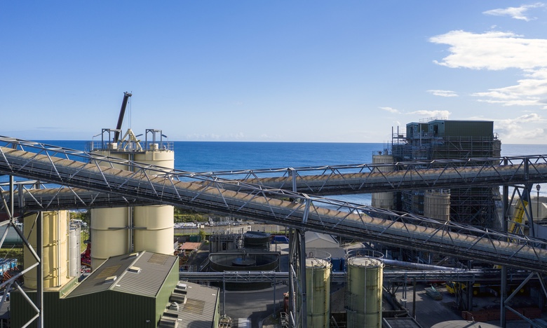 Bois-Rouge power plant in Réunion Island