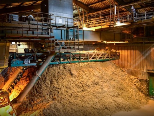 hangar stockage biomasse de bois rouge la réunion