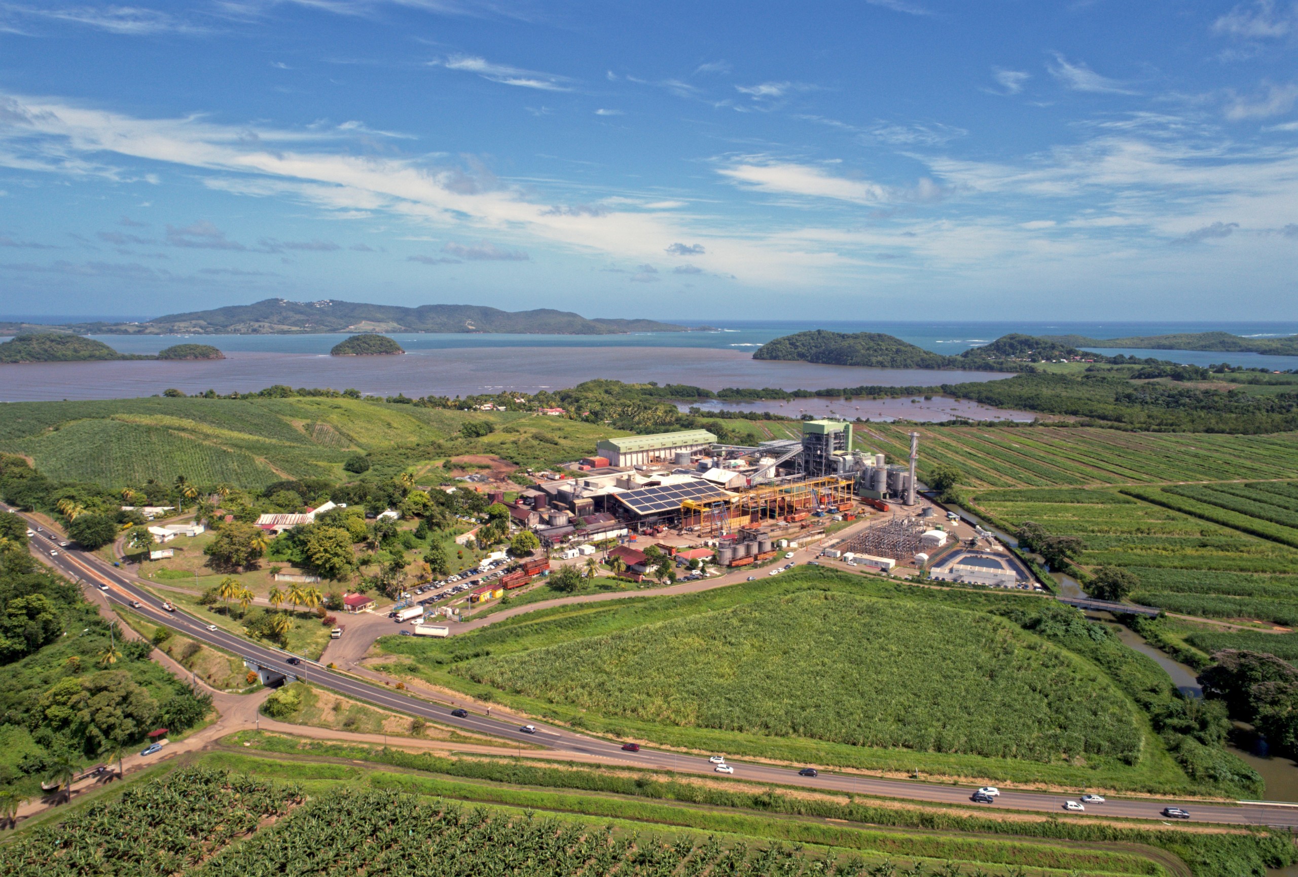 centrale thermique albioma 100% biomasse Galion 2 martinique