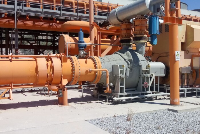 intérieur centrale géothermique gumyskoy turquie