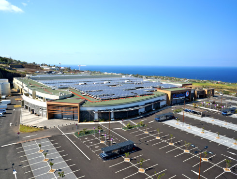centrale solaire photovoltaïque Leclerc Portail albioma Saint-Leu Réunion