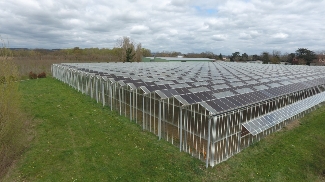 Serre photovoltaïque du lycée Restat