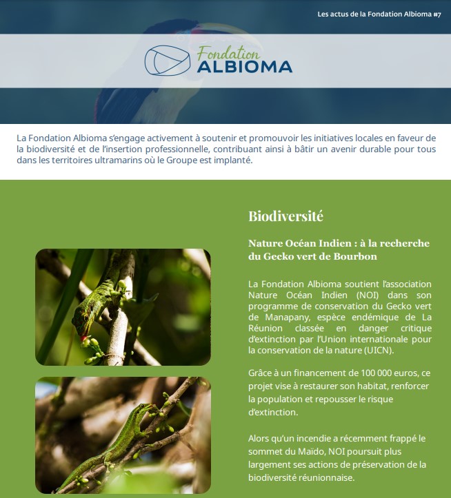 Biodiversité et insertion professionnelle